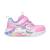 Skechers παιδικά αθλητικά με φωτάκια για κορίτσια Ρόζ 302298N-PKMT